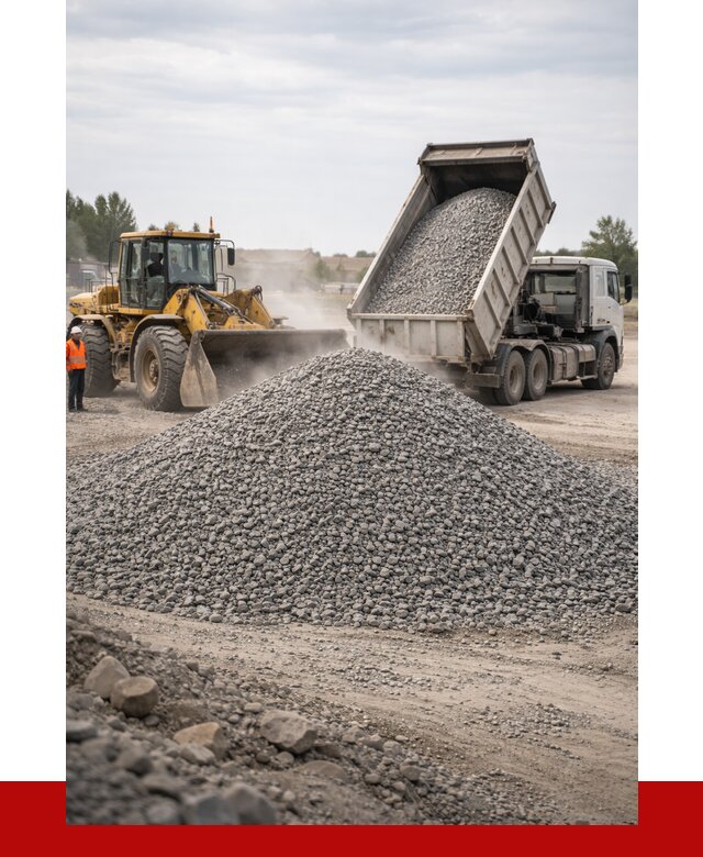 Купить щебень с доставкой в Сарове от 2604 руб. | ПРОНЕРУДСро