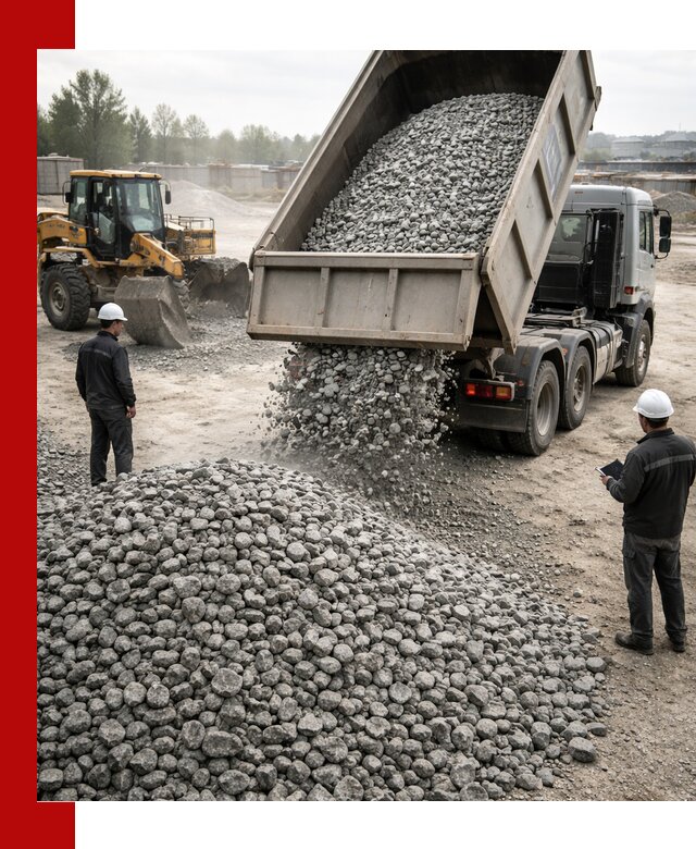 Доставка гранитного щебня фракции 20-40 в Сарове