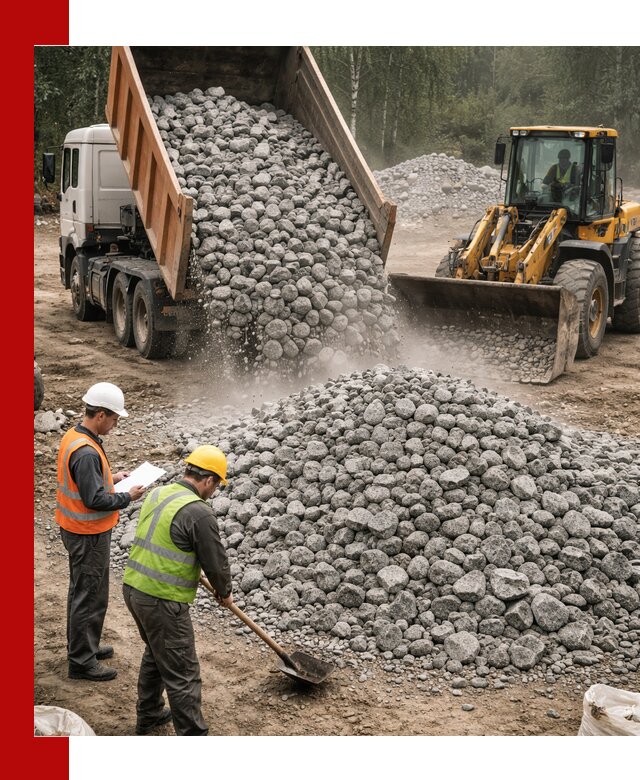 Гранитный щебень фракция 70-150 доставка в Сарове