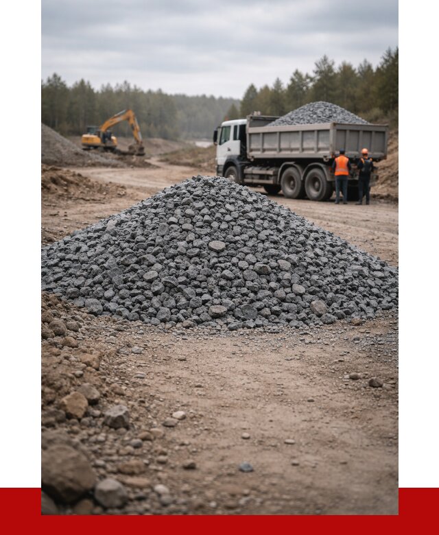 Щебень габбро диабаз фракция 40-70 в Сарове от 2291 р-ПРОНЕРУДСро