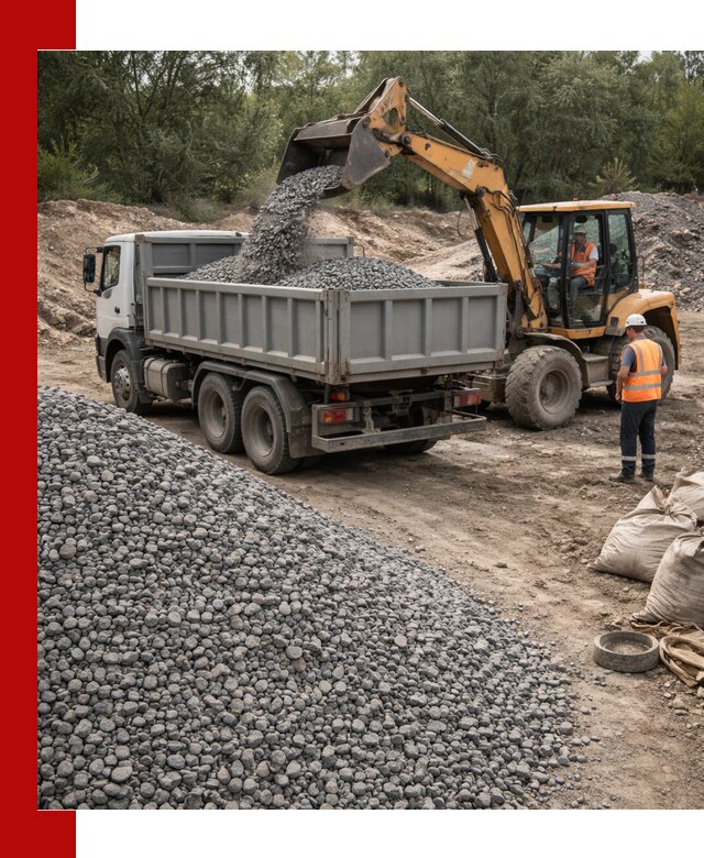 Доставка гравийного щебня в Сарове оптом и в розницу