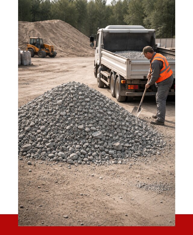 Гравийный щебень фракция 5-10 в Сарове от 2291 р. | ПРОНЕРУДСро