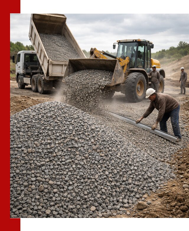 Гравийный щебень фракция 5-20 с доставкой в Сарове