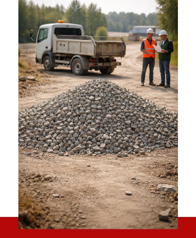 Гравийный щебень фракция 20-40 в Сарове от 1250 р. | ПРОНЕРУДСро