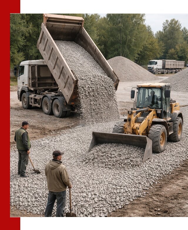 Купить гравийный щебень фракция 20-40 в Сарове с доставкой