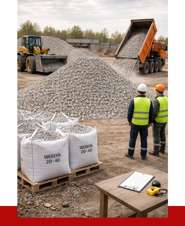 Известняковый щебень 20-40 в Сарове от 2187 р. ПРОНЕРУДСро