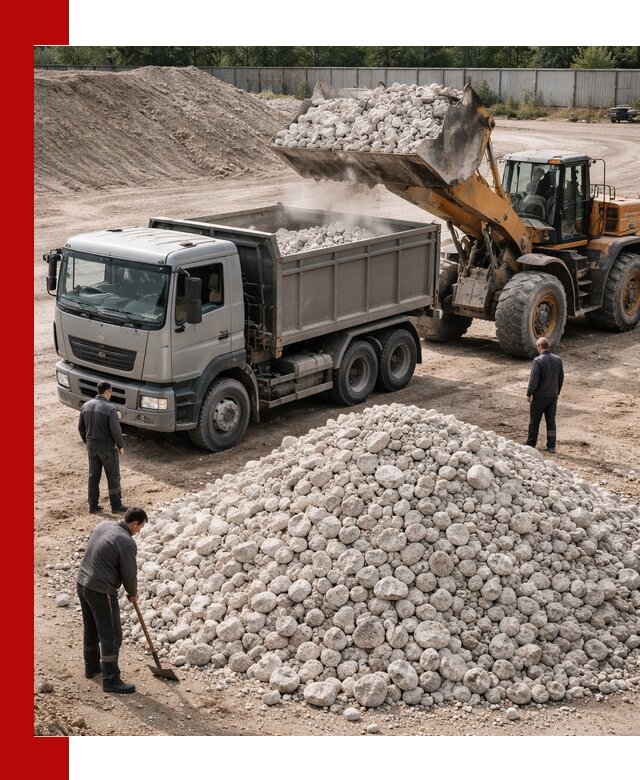 Известняковый щебень фракция 70–150 с доставкой в Сарове