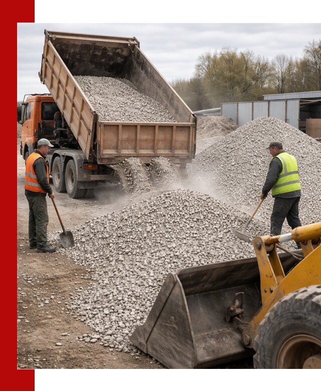 Доломитовый щебень фракции 5-20 с доставкой в Сарове