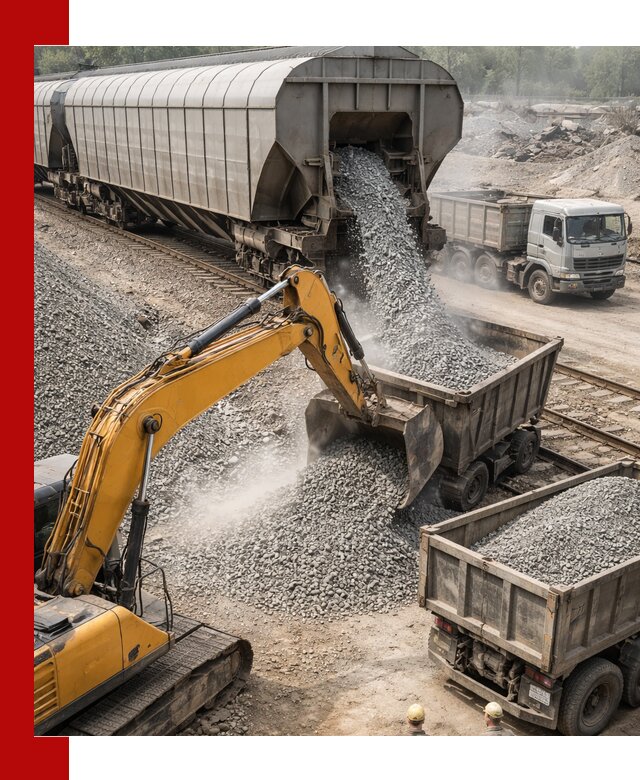 Доставка железнодорожного щебня в Сарове крупными партиями быстрого отгруза