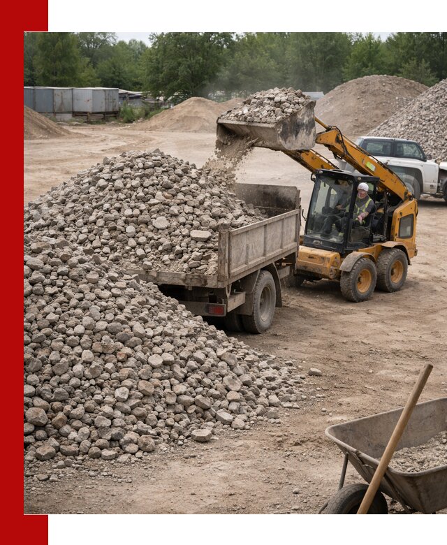 Доставка вторичного щебня в Сарове для строительных работ