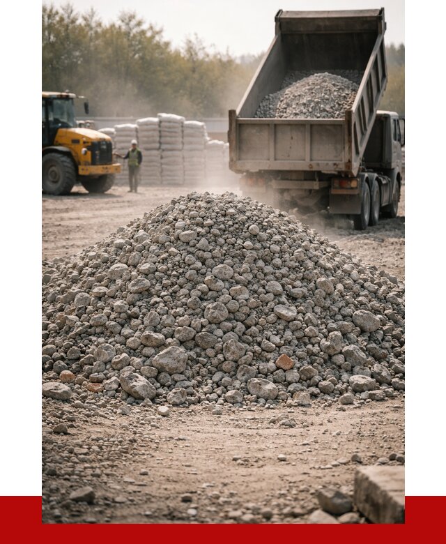 Вторичный щебень фракция 70-150 в Сарове от 1458 р. | ПРОНЕРУДСро