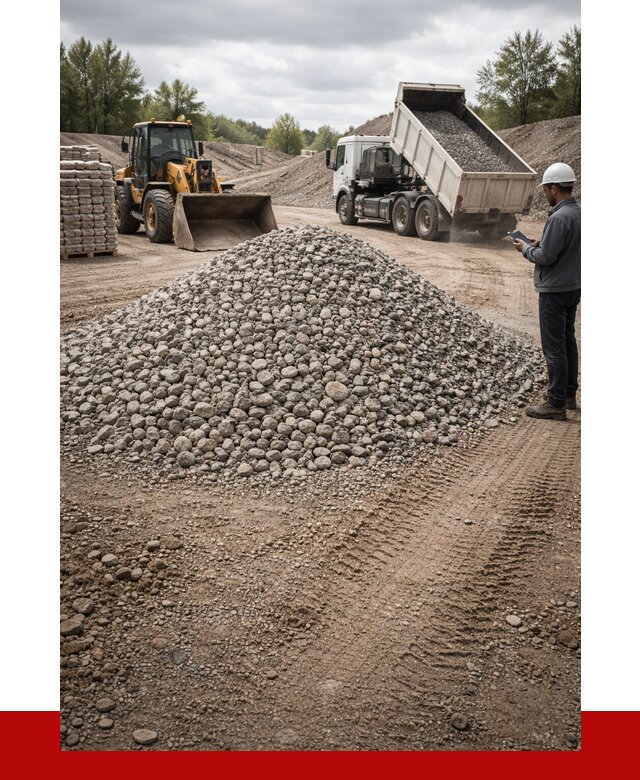 Купить бетонный щебень в Сарове, от 3333 р. ПРОНЕРУДСро