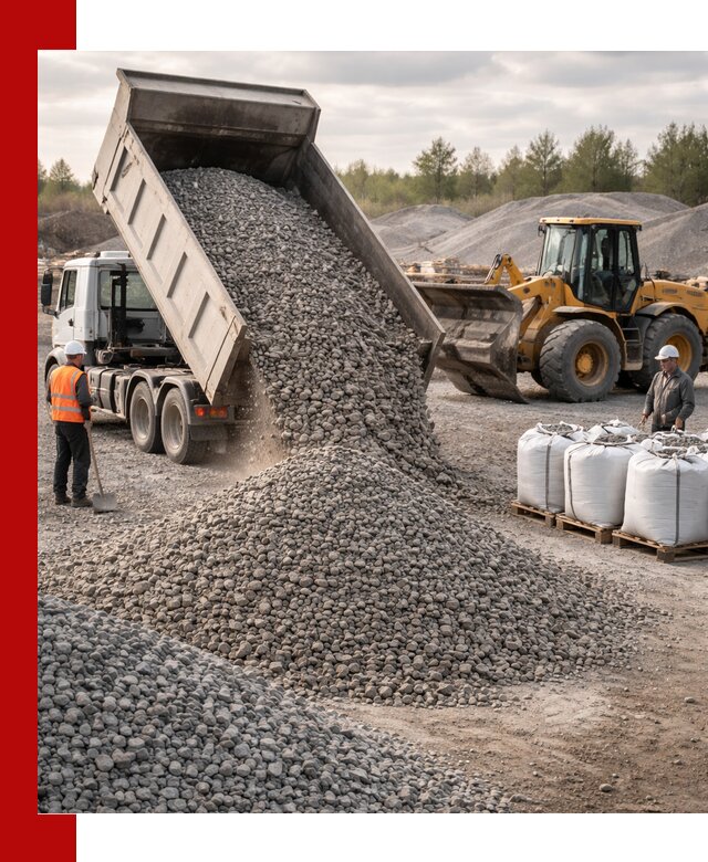 Бетонный щебень фракция 5–20 с доставкой в Сарове
