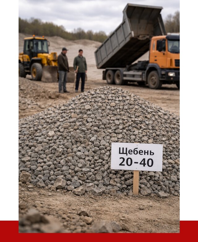 Бетонный щебень фракция 20-40 в Сарове от 2552 р. | ПРОНЕРУДСро