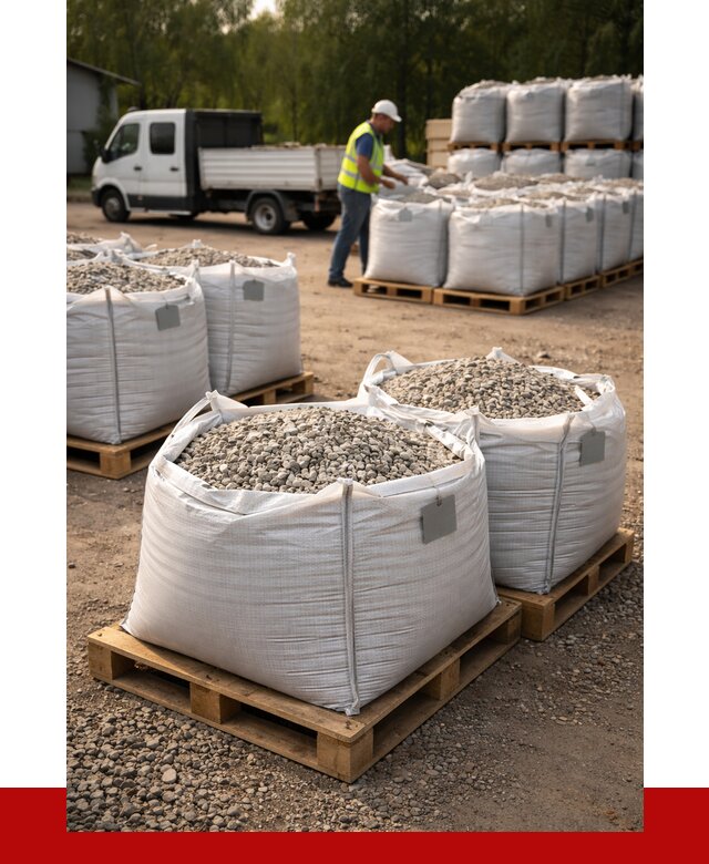 Щебень в мешках с доставкой в Сарове от 4374 р. | ПРОНЕРУДСро