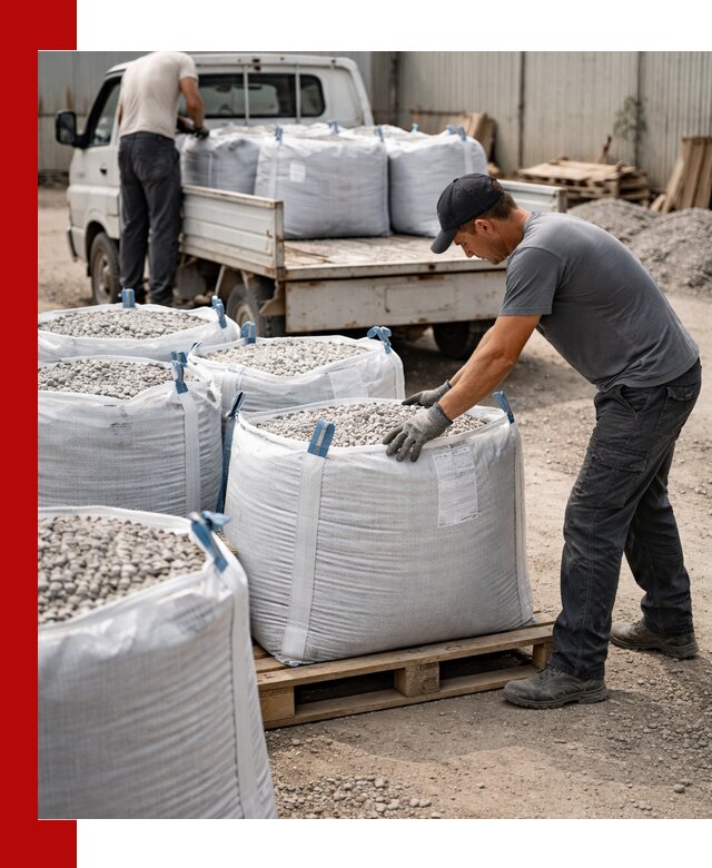 Доставка щебня в мешках по выгодным ценам в Сарове