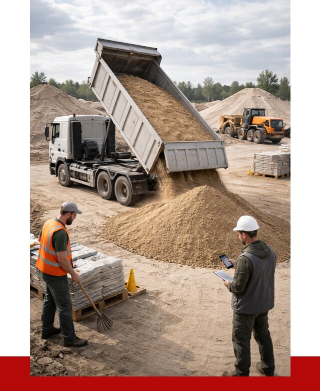 Карьерный песок с доставкой в Сарове от 3749 р. ПРОНЕРУДСро