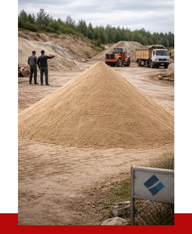 Карьерный песок навалом в Сарове от 1875 р. | ПРОНЕРУДСро