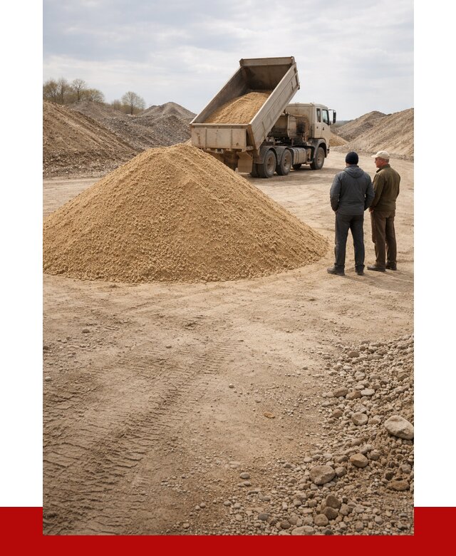 Карьерный песок крупнозернистый в Сарове от 8853 р | ПРОНЕРУДСро