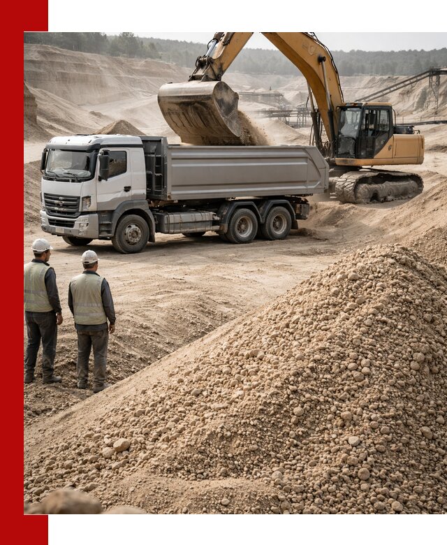 Карьерный крупнозернистый песок с доставкой в Сарове