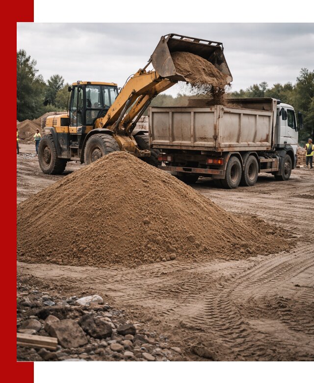 Доставка речного песка навалом в Сарове быстро и выгодно