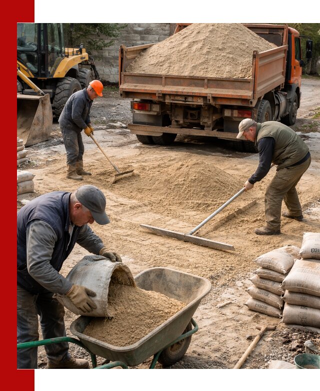 Поставка песка для стяжки в Сарове с быстрой доставкой