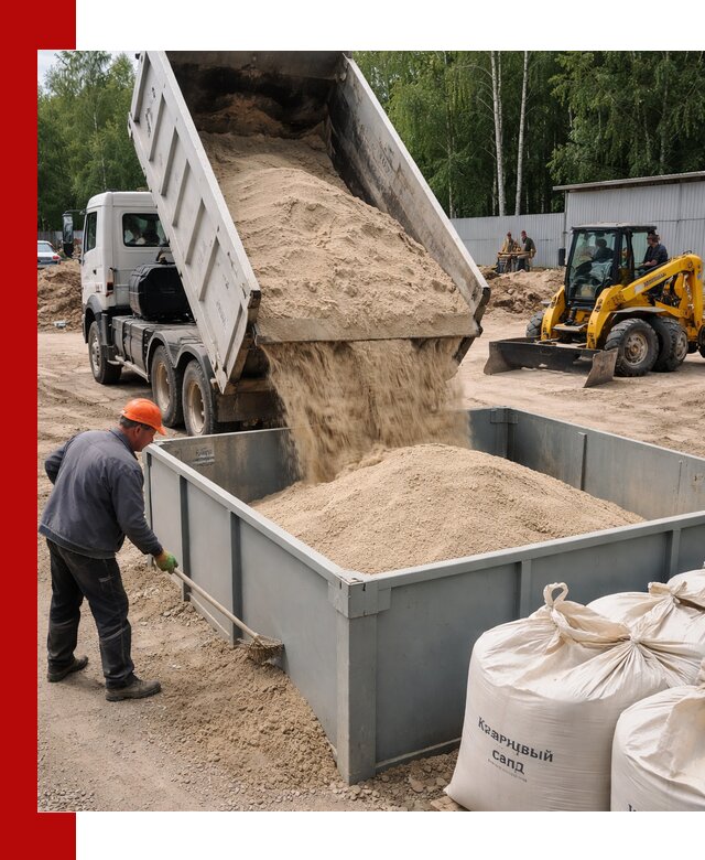 Кварцевый песок для фильтра в Сарове — доставка и качество