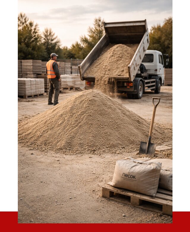 Купить сухой песок в Сарове с доставкой от 2500 р. | ПРОНЕРУДСро