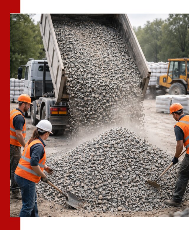 Доставка гравия и камня в Сарове оптом и в розницу