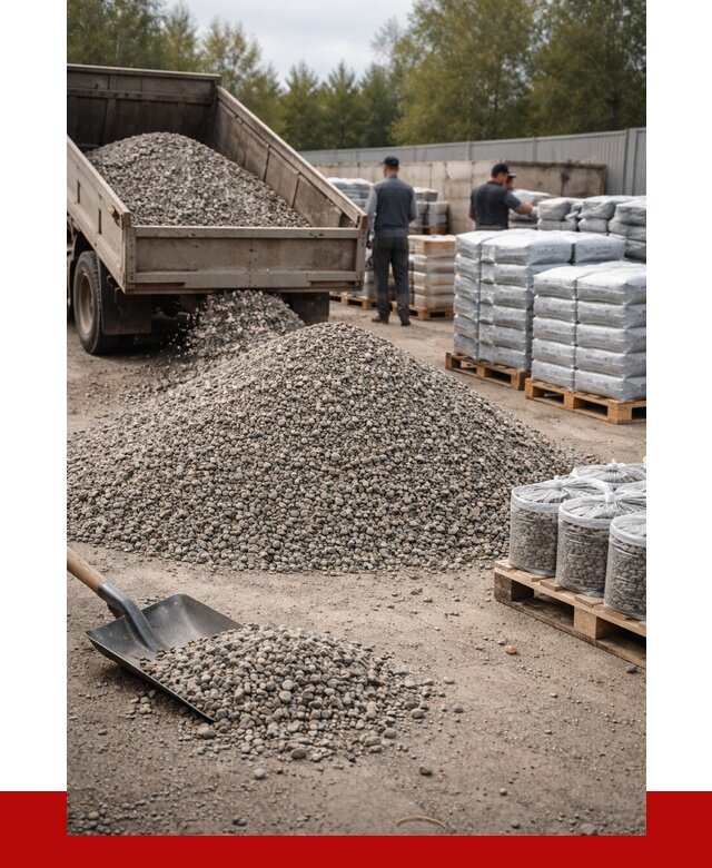 Гравий фракция 5-20 в Сарове купить от 2395 р. ПРОНЕРУДСро