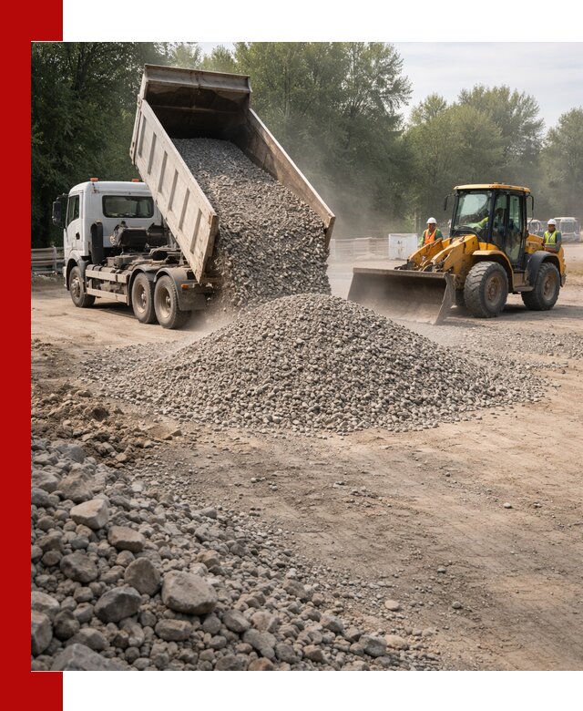 Гравий фракция 5–20 доставка в Сарове оптом и в розницу