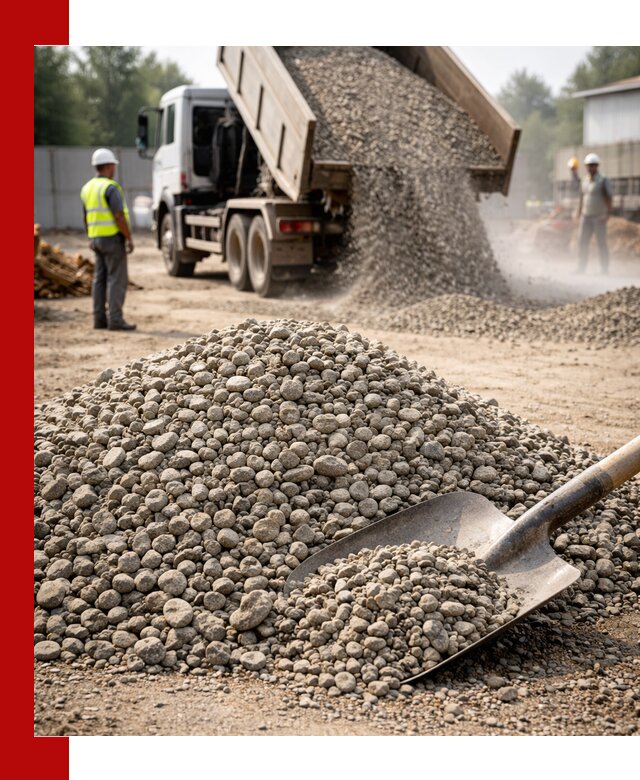 Доставка гравия фракции 20-40 в Сарове с самосвалами