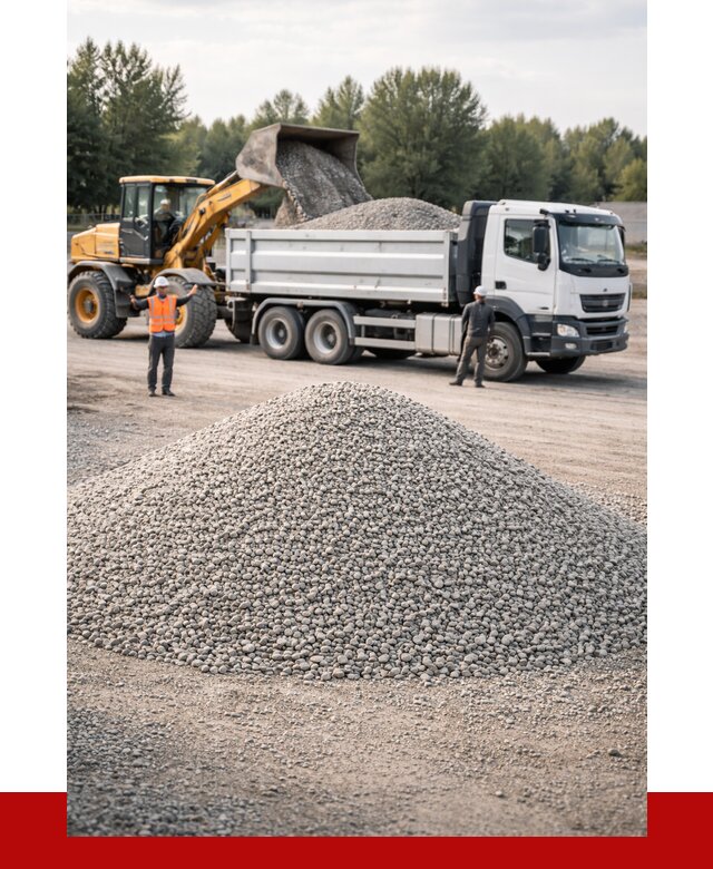 Купить мытый гравий в Сарове от 3645 р, доставка ПРОНЕРУДСро
