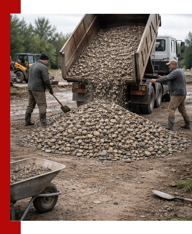 Доставка гальки речной оптом и в розницу в Сарове