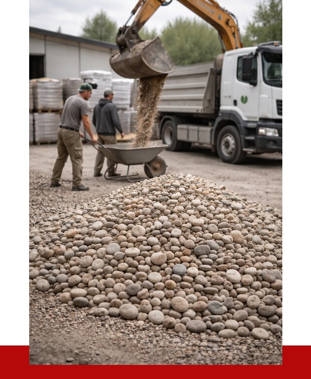 Галька декоративная в Сарове от 3333 р. за куб | ПРОНЕРУДСро