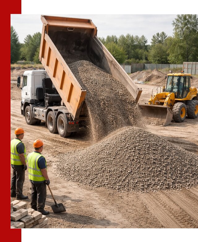Доставка щебёночно-песчаной смеси ЩПС С7 в Сарове