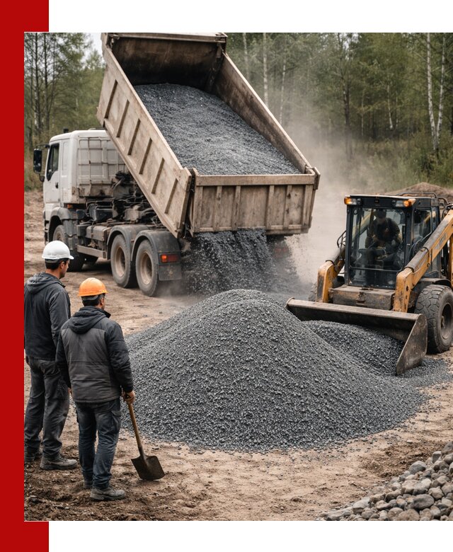 Гранитный отсев 0-5 с доставкой и разгрузкой в Сарове