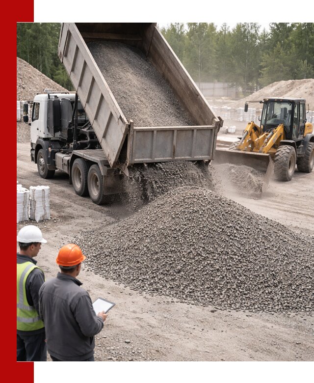 Доставка и продажа гранитного отсева 0-10 в Сарове