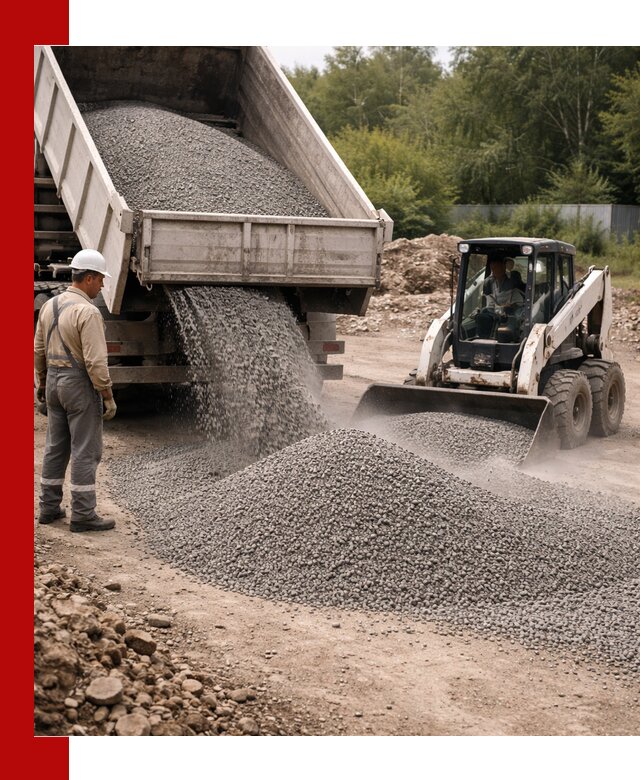 Доставка гравийного отсева 0-5 в Сарове оптом и в розницу