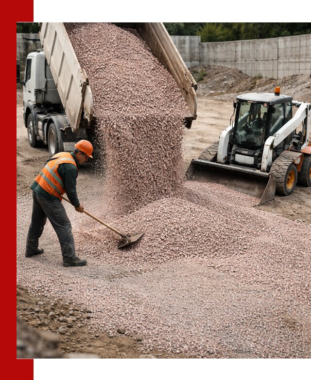Крошка розовый гранит с доставкой в Сарове от производителя