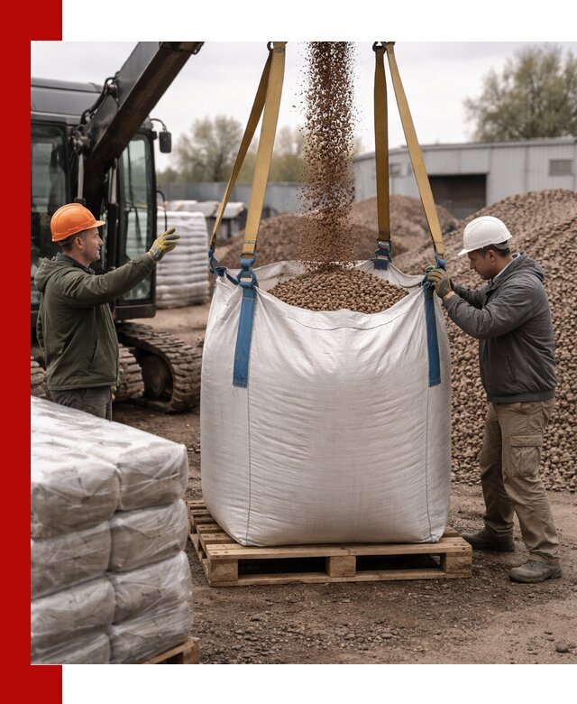Керамзит в биг-бегах с доставкой в Сарове