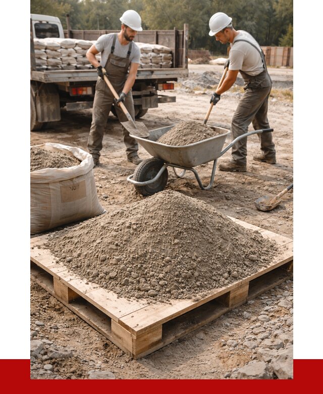 Цементно песчаная смесь М100 в Сарове от 5416 р. за куб | ПРОНЕРУДСро