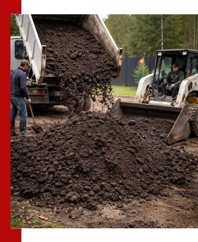 Плодородный грунт с доставкой в Сарове для садов и огородов