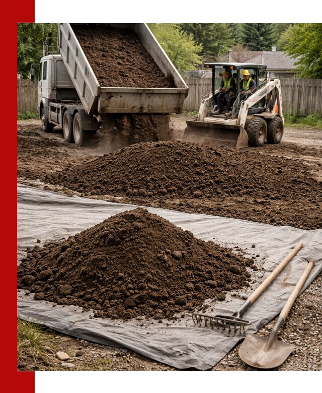 Грунт для отсыпки участка с доставкой в Сарове