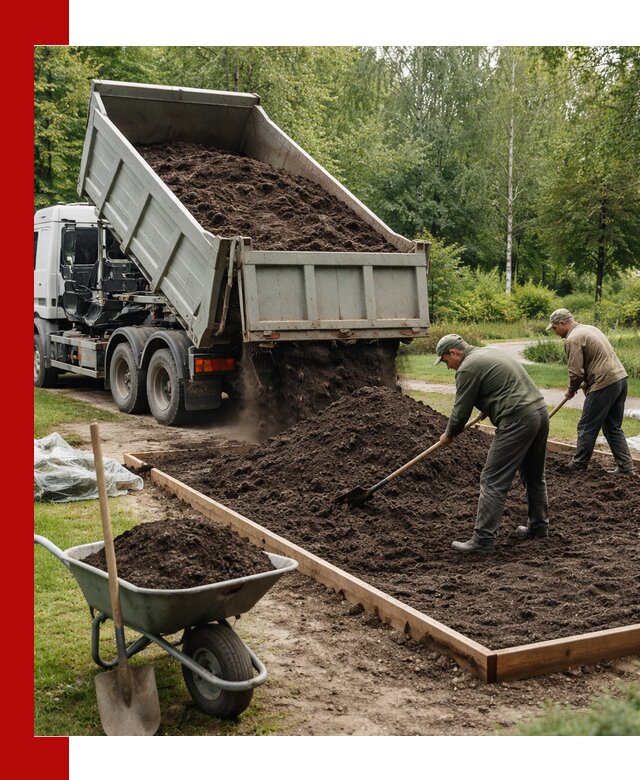 Доставка грунта для озеленения и благоустройства в Сарове