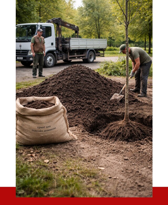 Грунт для посадки деревьев в Сарове от 1250 р. | ПРОНЕРУДСро