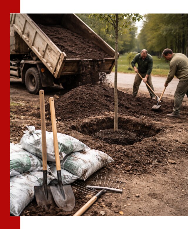 Грунт для посадки деревьев в Сарове — доставка и подготовка почвы