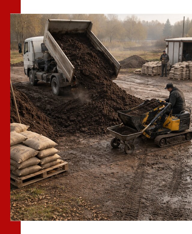 Кислый торф в доставке по выгодным ценам в Сарове