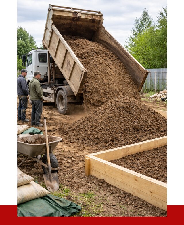 Торфо песчаная смесь в Сарове с доставкой от 1927 р. | ПРОНЕРУДСро