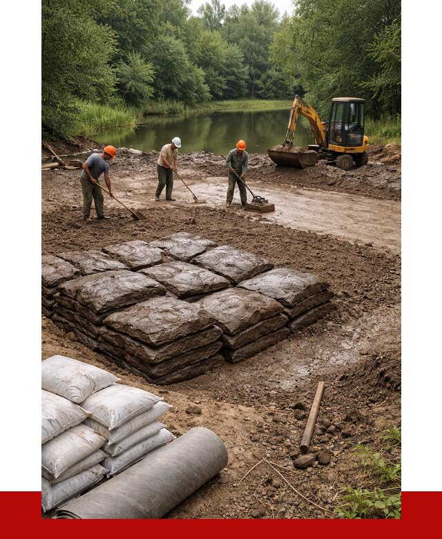 Купить глину для пруда в Сарове от 4687 р. с доставкой | ПРОНЕРУДСро